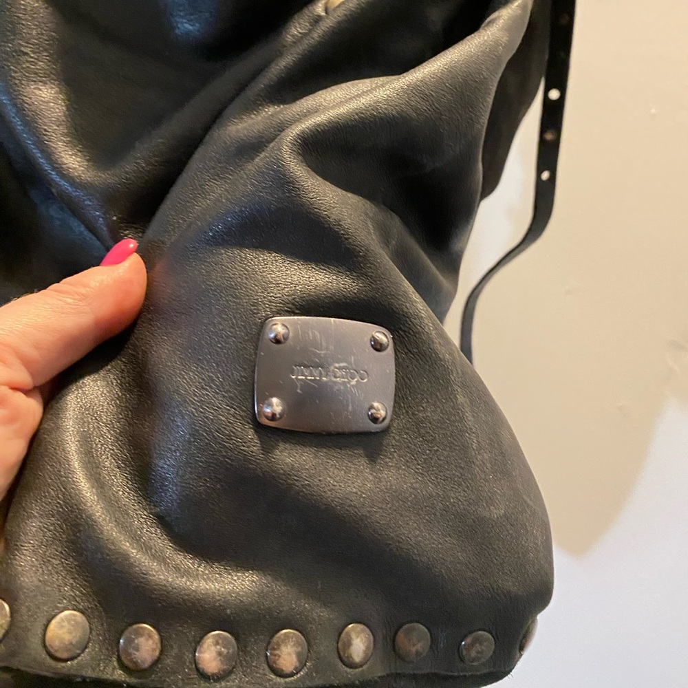 Jimmy Choo studded hobo bag - Picture 5 of 13